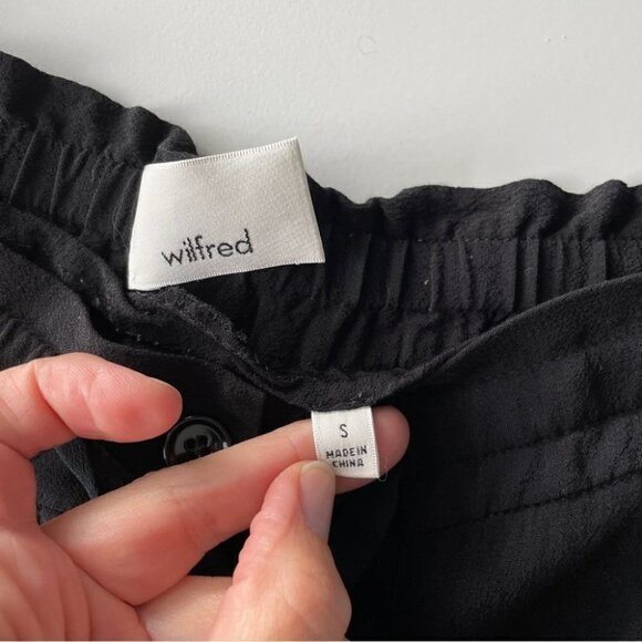 ARITZIA Wilfred Marais Black Trouser Pants Womens Small - Picture 6 of 6